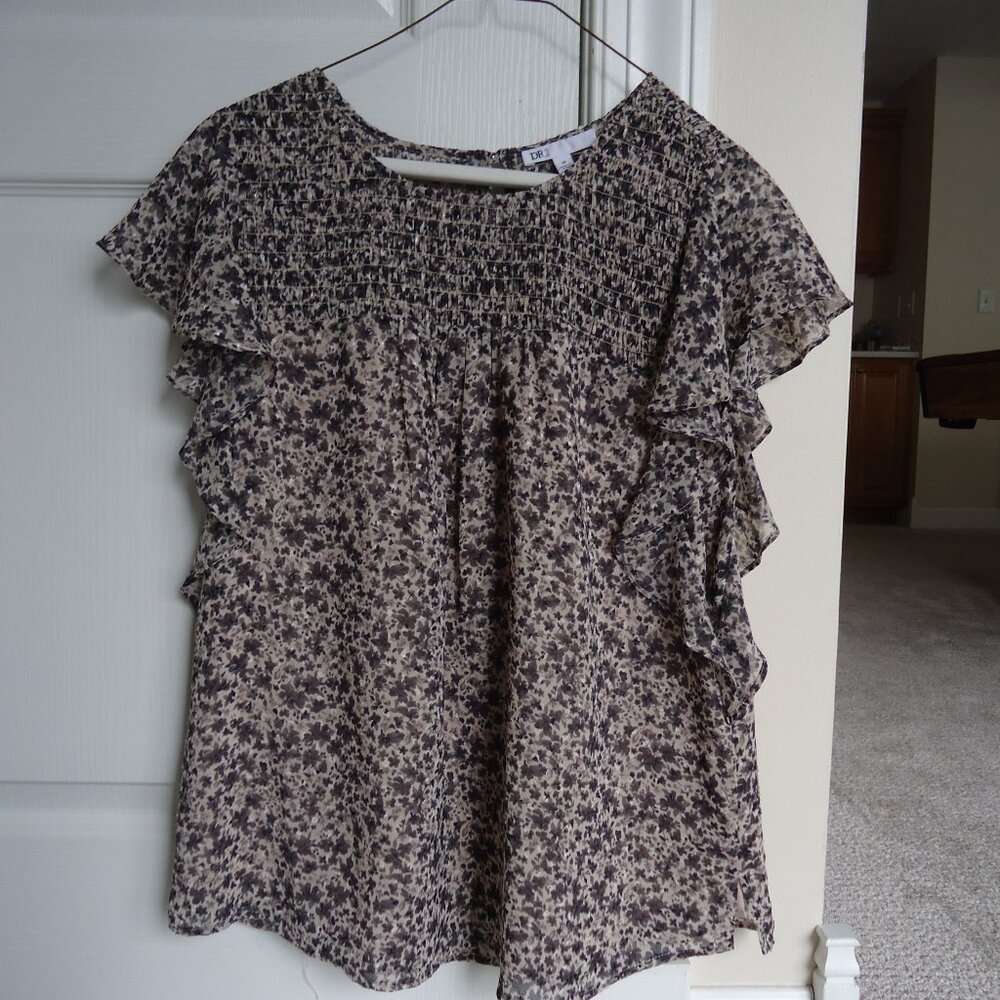 DR2 Top M Smocking Metallic